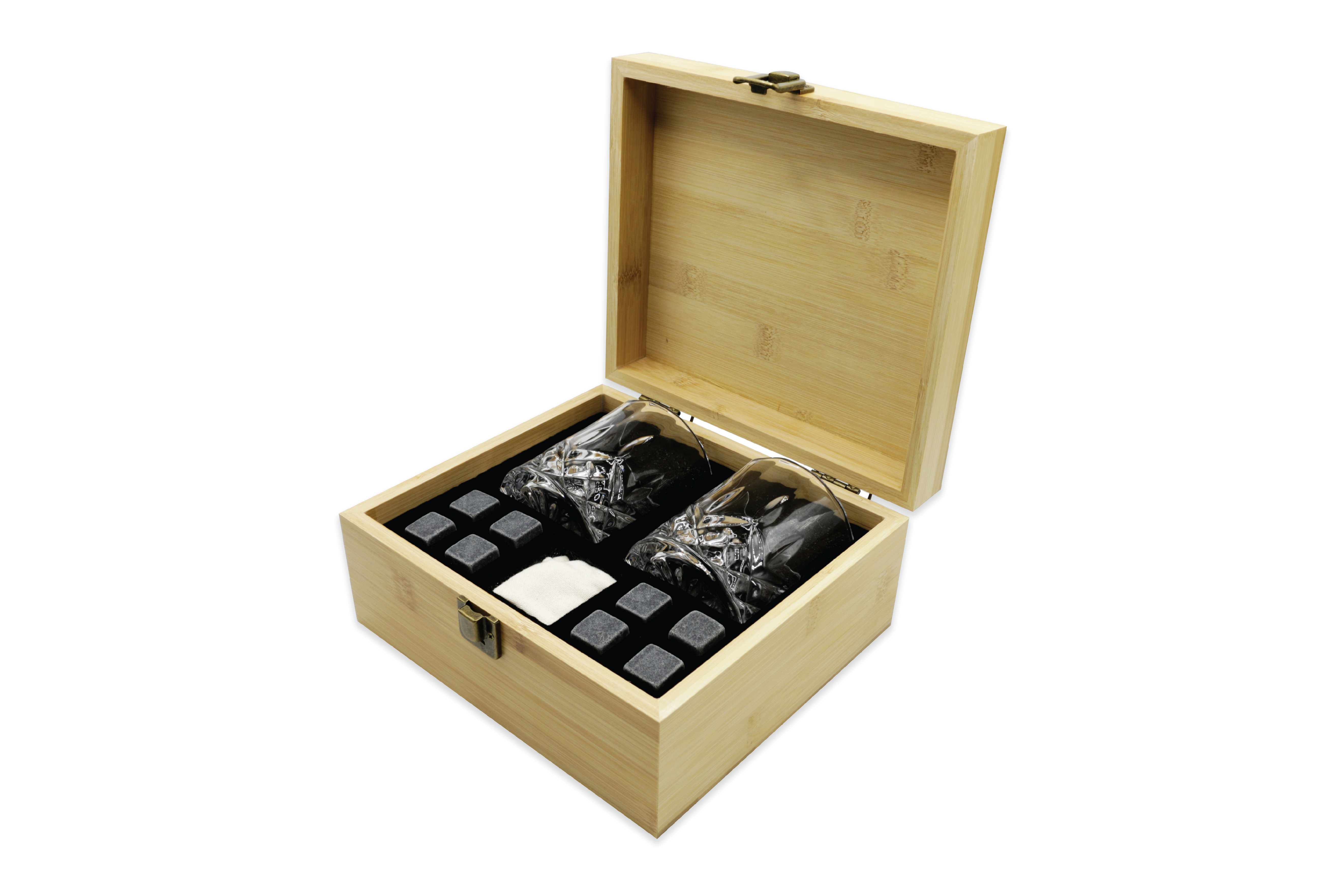 Personalised Dad's Wooden Whisky Box Gift Set 